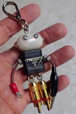 Prada Robot Keyring, Black