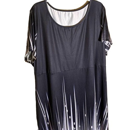 Womens black white abstract - &,