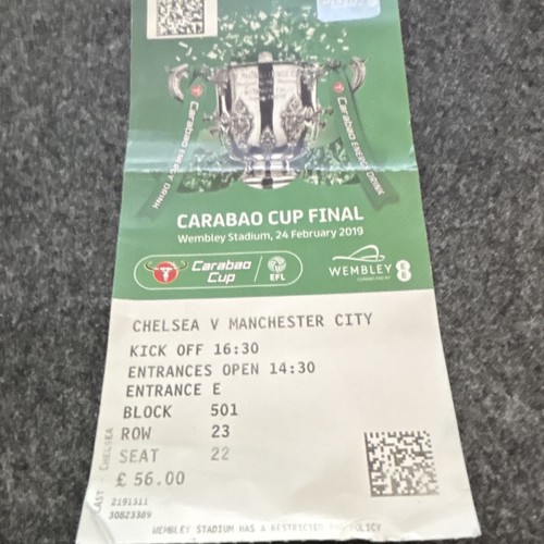 Carabao cup final ticket - carabao,