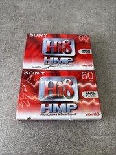 Sony Hi8 60min Camcorder Tape Cassette - New Sealed x2