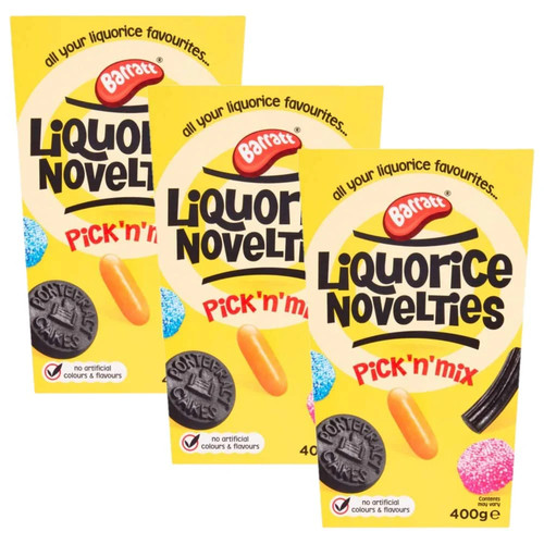 400g barratt liquorice - barratt,