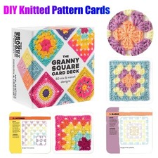 The Granny Square Card Deck 50 Mix & Match Designs, Square Card Deck Crochet