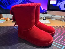 UGG Bailey Bow Satin Boots