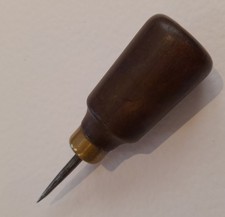 Vintage Wooden Handle Brad Awl