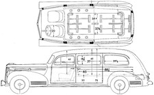 A4 Photo Blueprint Oldsmobile