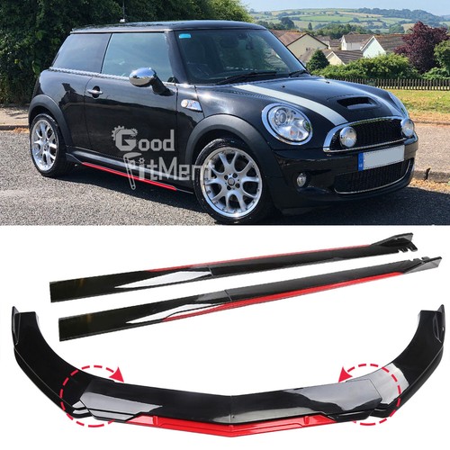Gloss front bumper spoiler - front,