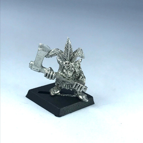Forest goblin with axe - goblin, dated