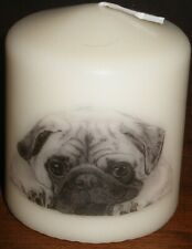 Candle Picture Pug Puppy Dog #2 Be Personalised Gift Birthday Memorial Love New