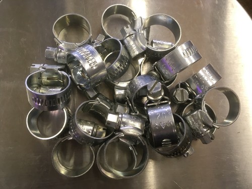 20xhose clips clamps worm - clips, (worm