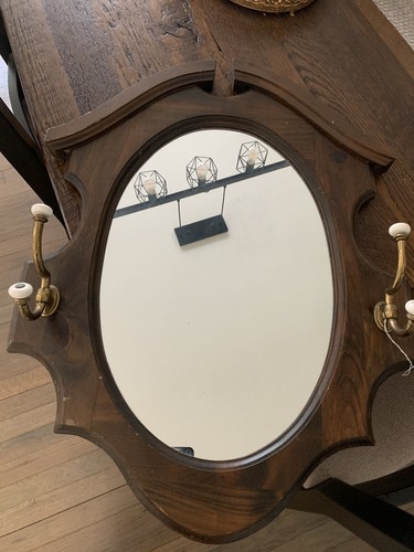 Antique vintage hall tree - antique,