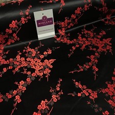 Chinese Blossom Satin Brocade