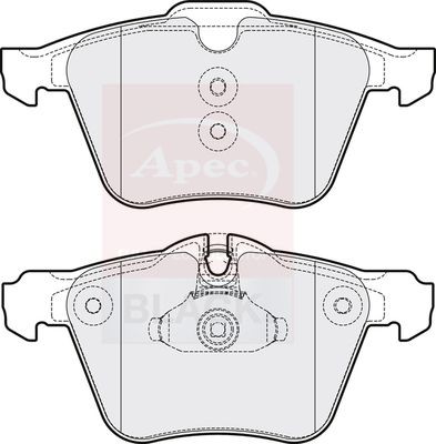 Brake pad set for disc - for,