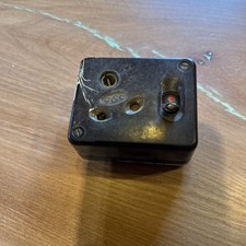 Vintage Bakelite Plug Socket