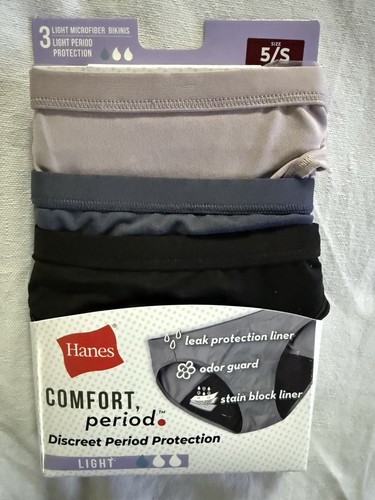 New hanes period panty - new, bikini