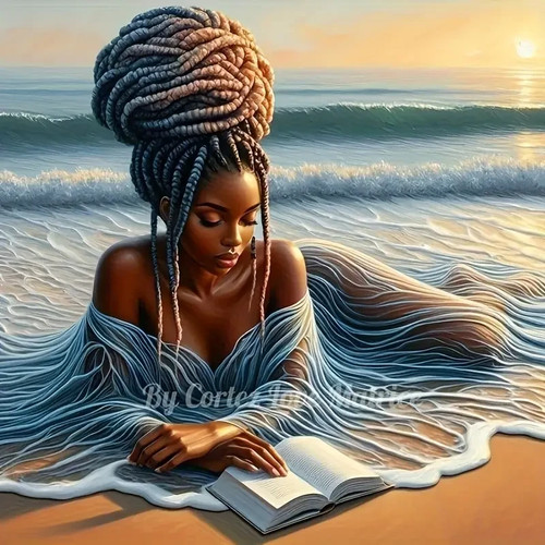 Diamond art kit african - diamond,