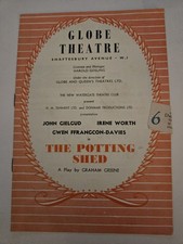 Globe Theatre Programme ‘The Potting Shed’ by Graham Greene (1950s) John Gielgud