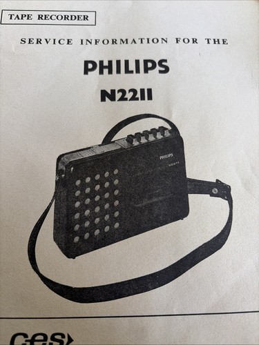 N2211 philips tape cassette - n2211,