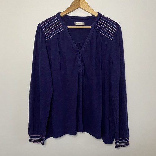 Woolovers blue long sleeved - xl,