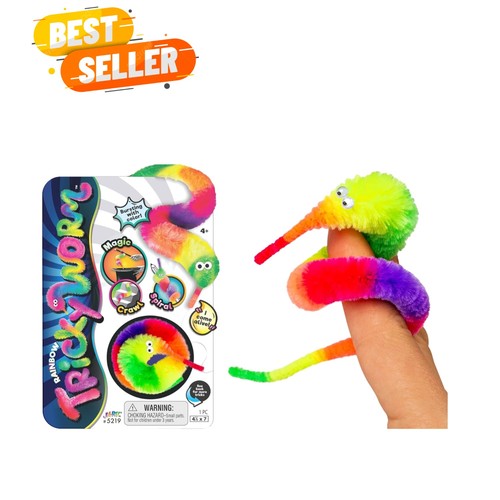 Fuzzy worm fidget - worm,