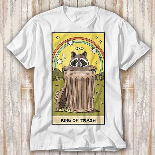 King trash raccoon tarot - trash,