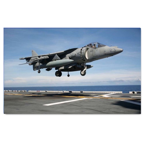 Harrier aircraft landing - harrier,