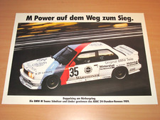 BMW M3 E30 Poster 20 - M Power