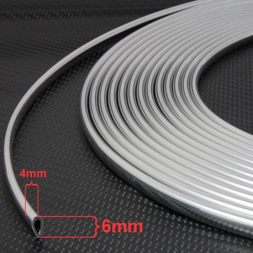 Chrome flexible car edge - 6m,