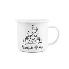 Adventure Awaits Enamel Mug -