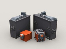 LEGEND PRODUCTION LF3D059, M134 Minigun 3,000/4,000 round Ammo Box with Bat,1:35