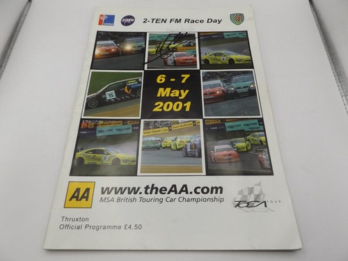 2001 thruxton programme btcc - 2001,