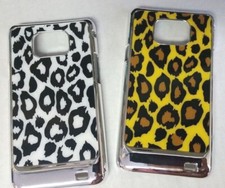 for Samsung Galaxy S2 i9100 2 x fashion Cases Leopard spots 1 x white 1 x yellow