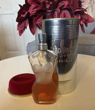 Jean Paul Gaultier Classique Eau de Toilette Perfume Bottle and Tin