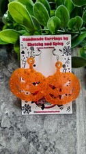 Halloween Pumpkin Earrings