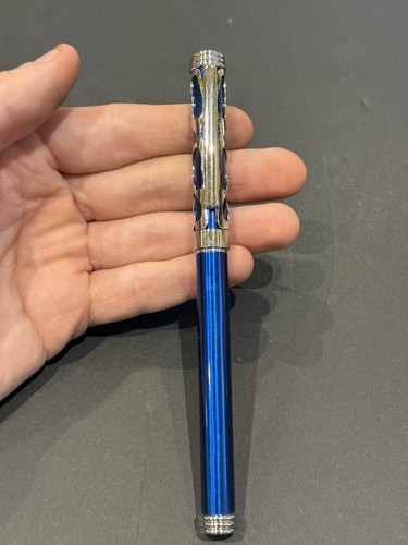 Decorative blue silver - decorative,