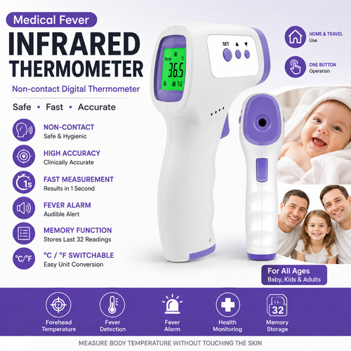 Digital thermometer infrared - digital,
