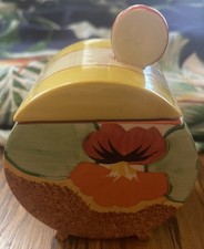 Clarice Cliff Preserve Pot -