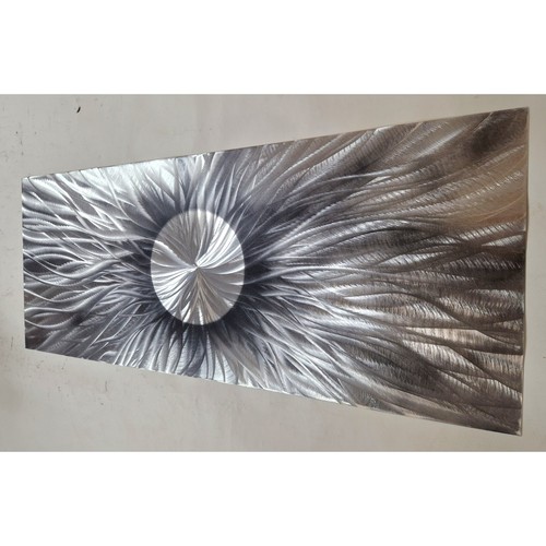 Modern abstract metal wall