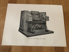 1939 print - the b.b.c. theatre organ : the console