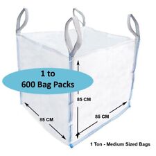 One Tonne FIBC Dumpy Bags 1 Ton Bulk Jumbo Builders Garden Rubble Aggregate Sack