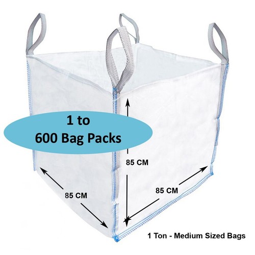 One tonne fibc dumpy bags - one,