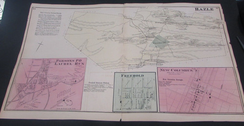 Antique hazle twp - antique, 1873