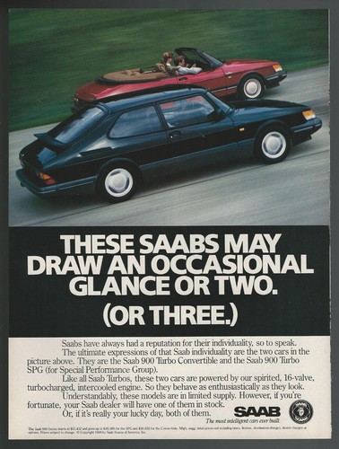 1988 saab advertisement - 1988, page