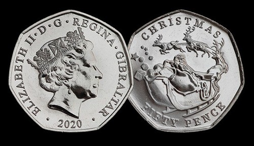 2020 gibraltar 50p father - gibraltar,