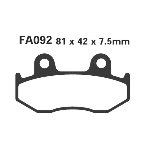 Pair pads ebc fa092tt - of,