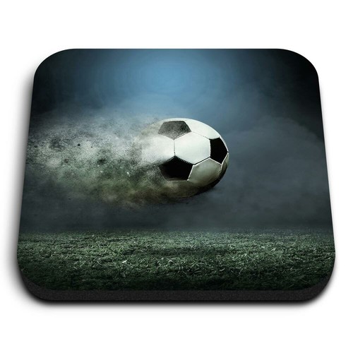 Square mdf magnets football - -,