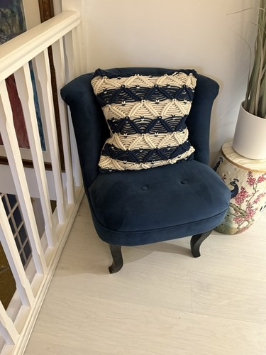 Velvet feel accent chair - accent,