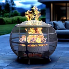 Haloo Sphere Wood Burning Fire