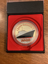 Cunard qe2 final voyage medal - cunard,