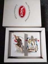 Rare Boxed Wade International Collectors Club Peter Pan 2002 With Pin And C.O.A