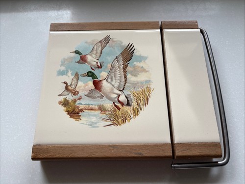 Vintage tile cheese board - tile,
